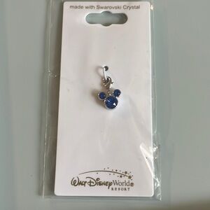 Disney Resort Mickey Blue Stone Charm